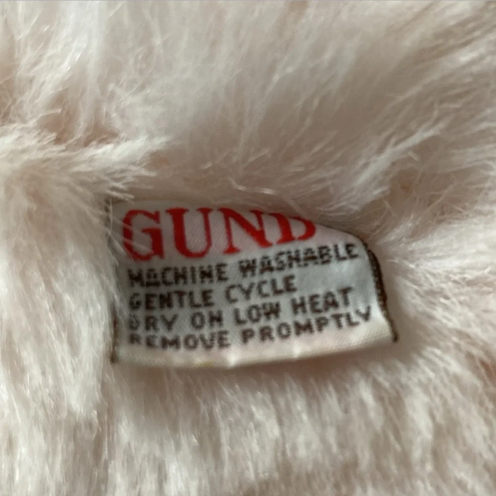 GUND Floppy ears bunny rabbit pale pink excellent condition vintage 1991 NWT